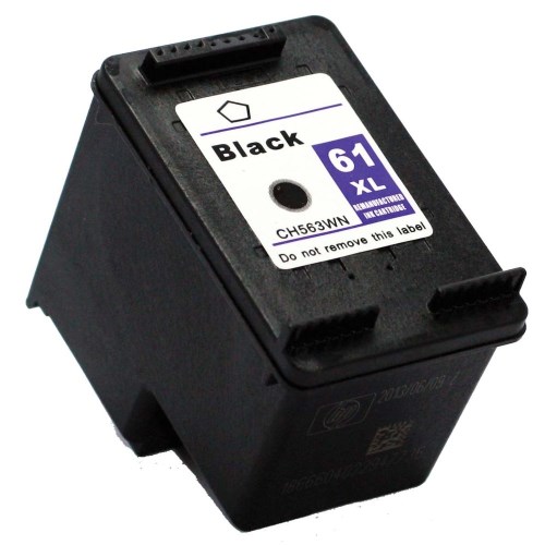 Black   Ink Cartridge compatible with the HP (HP 61XL) CH563WN
